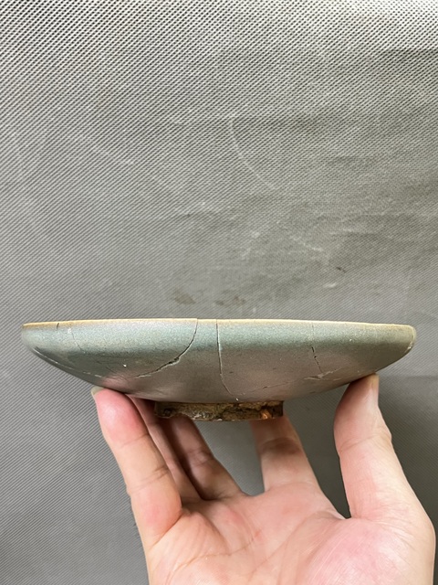 古玩陶瓷宋金鈞窯殘盤拍賣,當前價格2566元