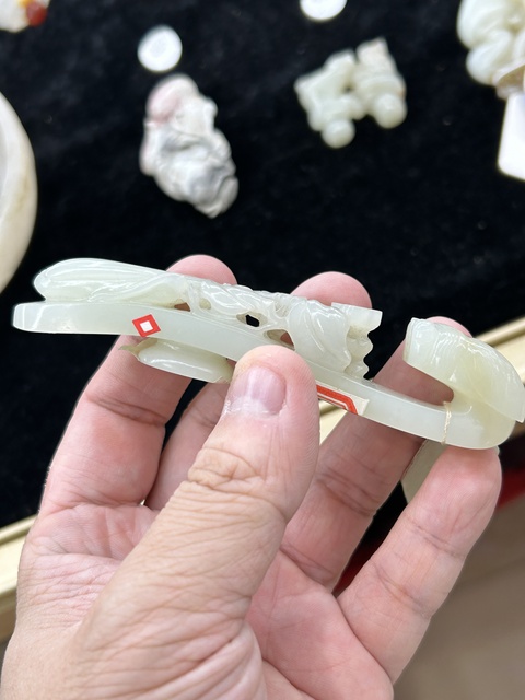 古玩玉器帶鉤真品鑒賞圖