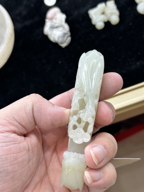 古玩玉器帶鉤真品鑒賞圖