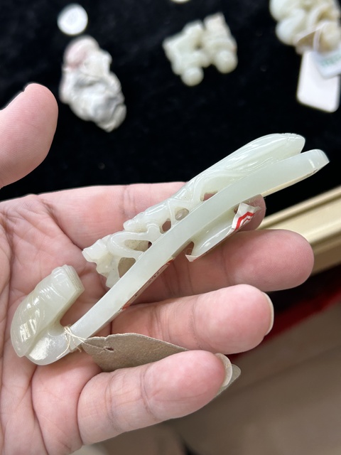 古玩玉器帶鉤真品鑒賞圖