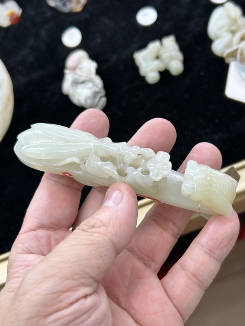古玩玉器帶鉤真品鑒賞圖