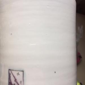 古玩陶瓷油粉彩人物紋帽筒，模糊、偏老真品鑒賞圖