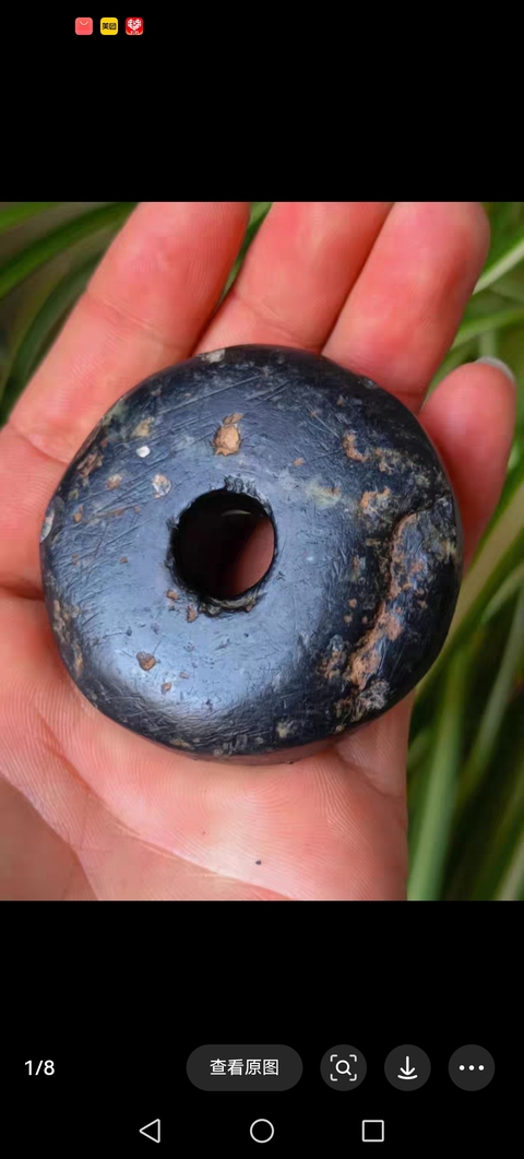 古玩玉器地方玉“紡錘”真品鑒賞圖