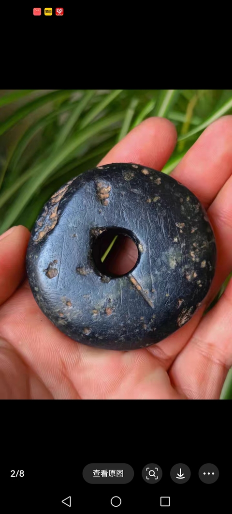 古玩玉器地方玉“紡錘”真品鑒賞圖