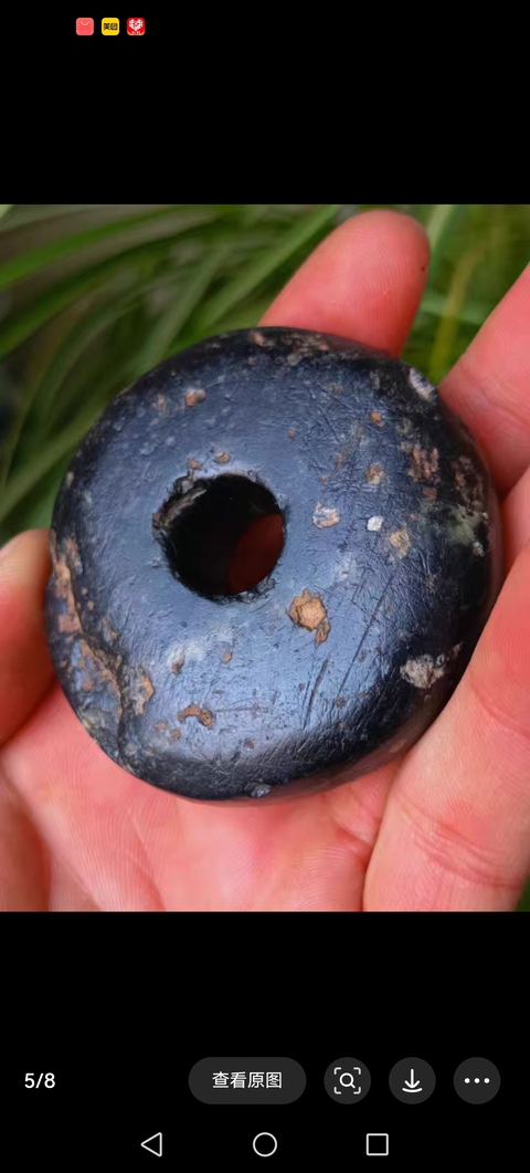 古玩玉器地方玉“紡錘”真品鑒賞圖