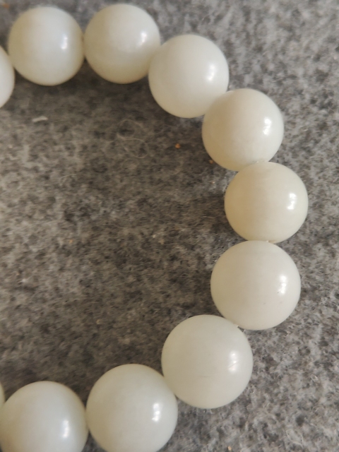 古玩玉器和田玉珠手串真品鑒賞圖