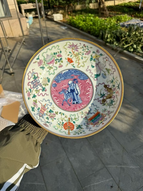 古玩陶瓷清光緒 青花八仙碗真品鑒賞圖