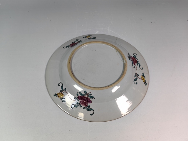 古玩陶瓷雍正人物故事紋粉彩賞盤(pán)真品鑒賞圖