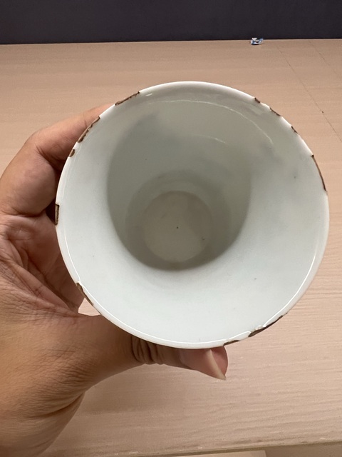 古玩陶瓷青花杯真品鑒賞圖