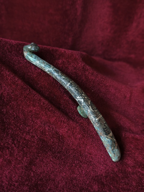 古玩銅器銅帶鉤真品鑒賞圖