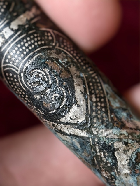 古玩銅器銅帶鉤真品鑒賞圖