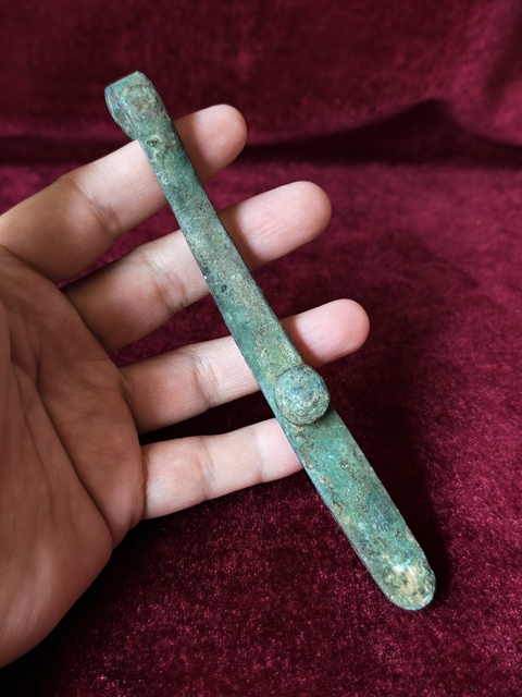 古玩銅器銅帶鉤真品鑒賞圖