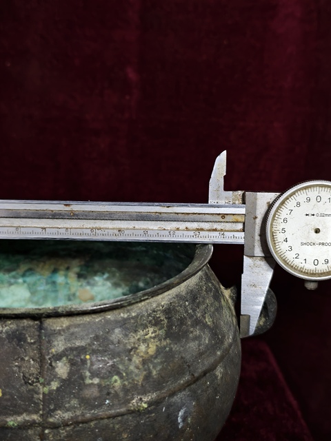 古玩銅器銅鍪真品鑒賞圖