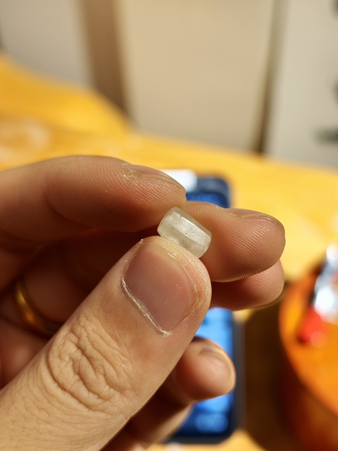 古玩玉器老水晶多棱珠真品鑒賞圖