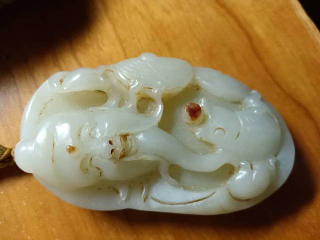 古玩玉器玉人物掛件真品鑒賞圖