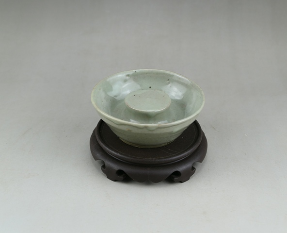 古玩陶瓷精品:明代龍泉窯青瓷圓柱水洗（罕見文房器）拍賣，當前價格191元