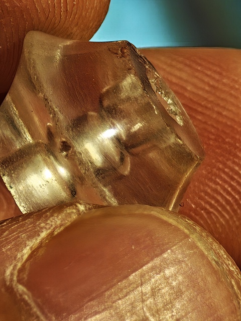古玩玉器老水晶碟形珠真品鑒賞圖
