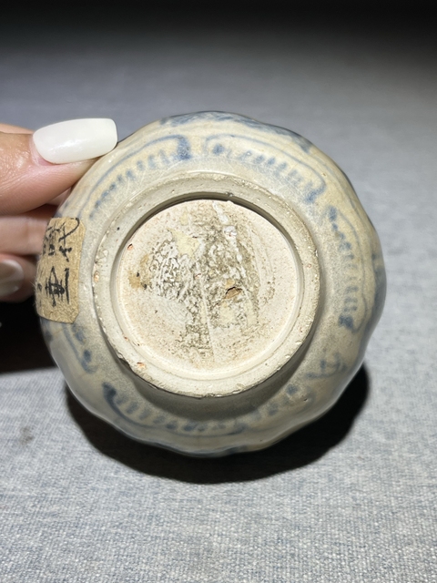 古玩陶瓷【明:萬歷】青花花卉紋水盂【文房雅器】【路份高,收藏價值好】拍賣,當前價格0元