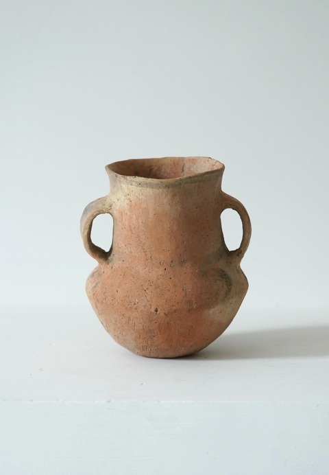 古玩陶瓷辛店文化雙系黑陶黑彩罐真品鑒賞圖