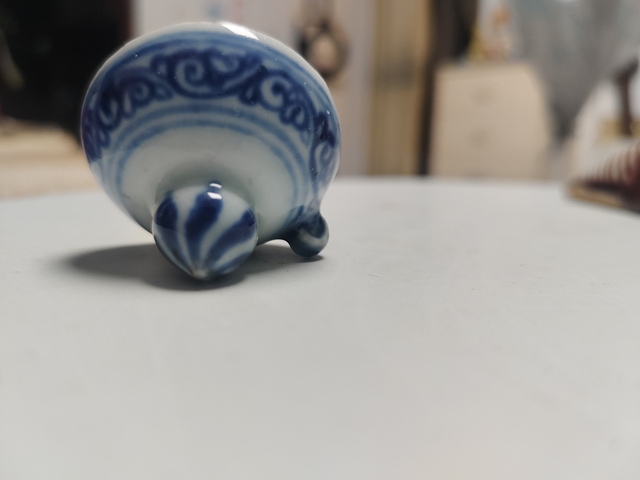 古玩陶瓷青花蓋子真品鑒賞圖