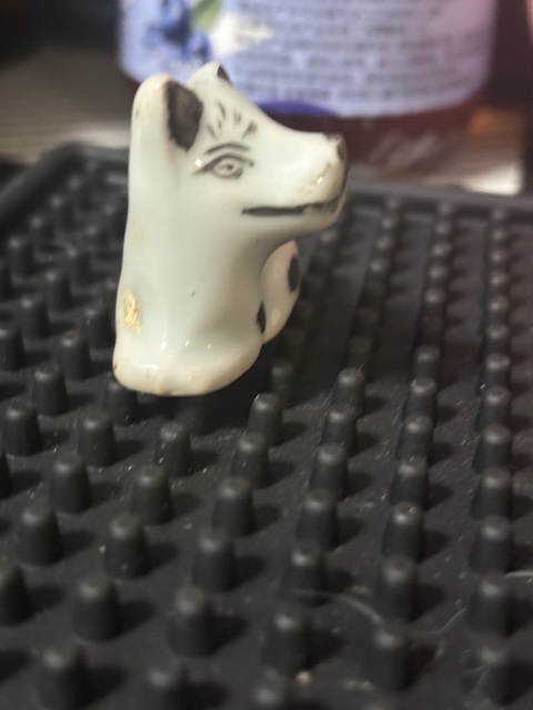 古玩陶瓷斑點狗拍賣，當前價格10元