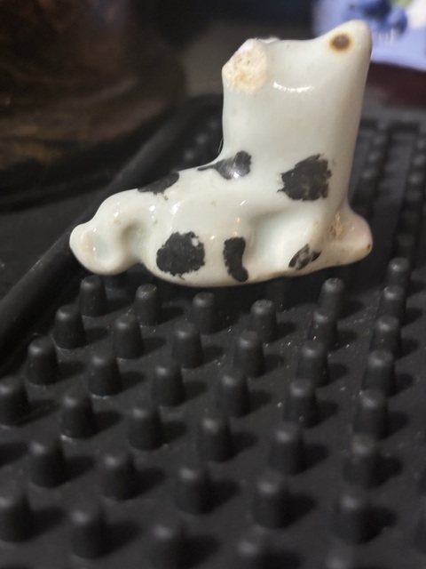 古玩陶瓷斑點狗拍賣，當前價格10元