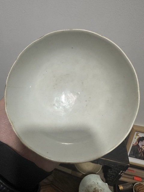 古玩陶瓷青花夔龍紋杯真品鑒賞圖
