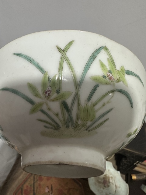 古玩陶瓷青花夔龍紋杯真品鑒賞圖