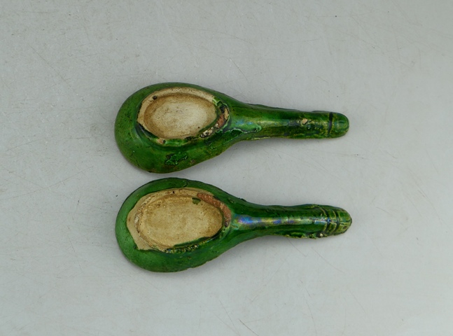 古玩陶瓷清代.綠釉調(diào)羹（一對(duì)拍賣）拍賣，當(dāng)前價(jià)格0元