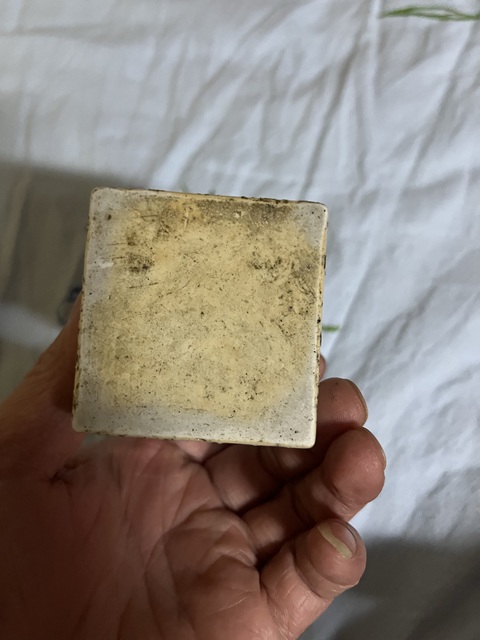 古玩陶瓷花蝶紋廣彩廚具真品鑒賞圖