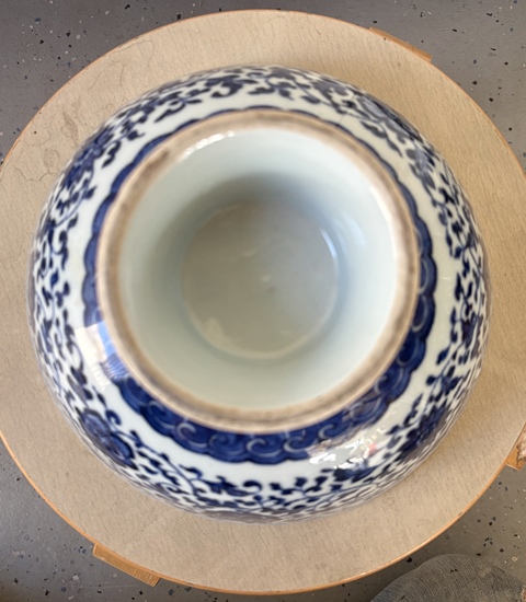 古玩陶瓷青花高足碗真品鑒賞圖