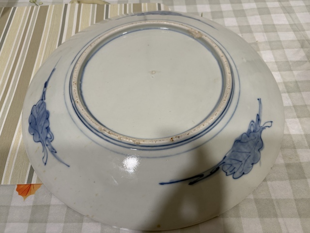 古玩陶瓷青花五彩盤真品鑒賞圖
