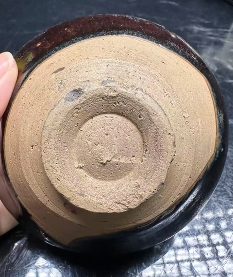 古玩陶瓷福清窯黑釉茶盞真品鑒賞圖