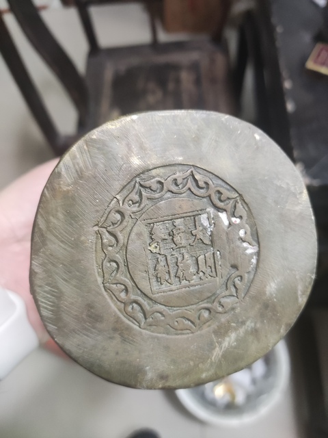 古玩銅器銅觀音真品鑒賞圖