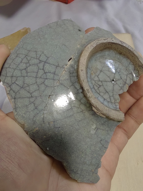 古玩陶瓷鈞窯標本真品鑒賞圖