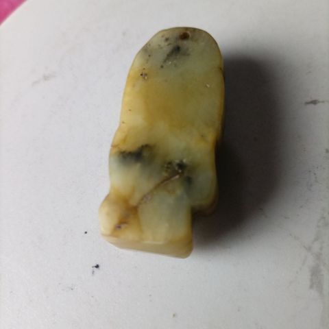 古玩玉器地方玉雕“鐘馗掛件”真品鑒賞圖