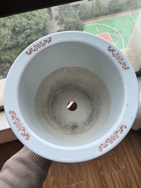 古玩陶瓷粉彩人物花盆拍賣，當前價格1280元