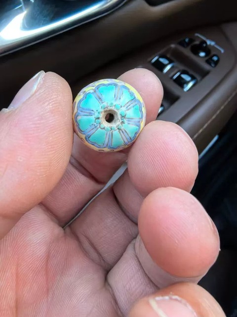 古玩陶瓷粉彩瓷珠真品鑒賞圖