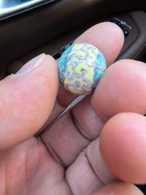 古玩陶瓷粉彩瓷珠真品鑒賞圖