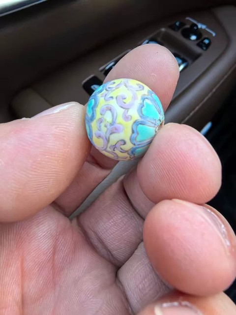 古玩陶瓷粉彩瓷珠真品鑒賞圖