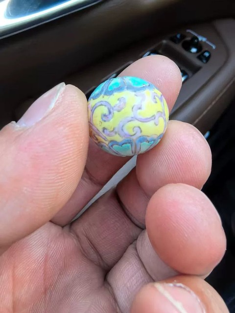 古玩陶瓷粉彩瓷珠真品鑒賞圖