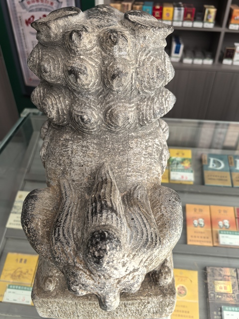 古玩雜項石獅真品鑒賞圖