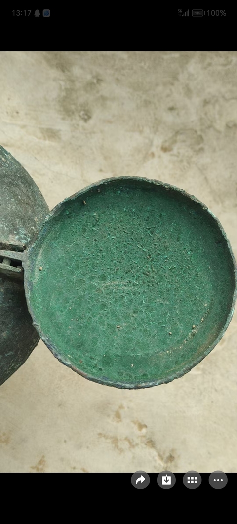 古玩銅器青銅鐎盉真品鑒賞圖