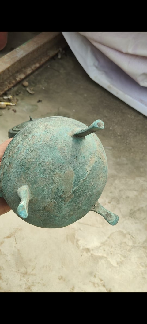 古玩銅器青銅鐎盉真品鑒賞圖