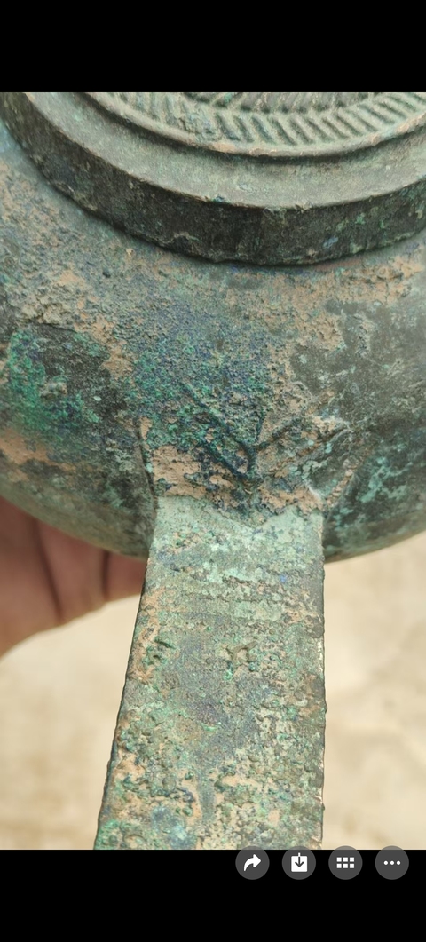 古玩銅器青銅鐎盉真品鑒賞圖