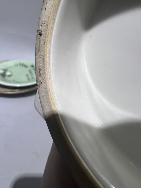 古玩陶瓷墨彩琮式瓶真品鑒賞圖