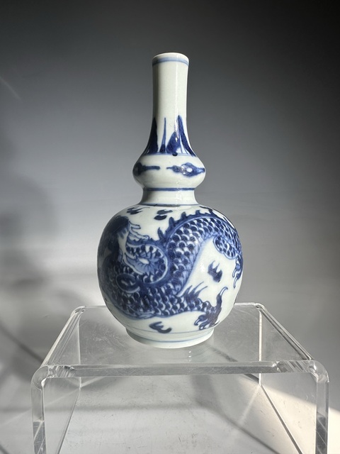 古玩陶瓷云龍紋葫蘆瓶拍賣，當前價格6888元