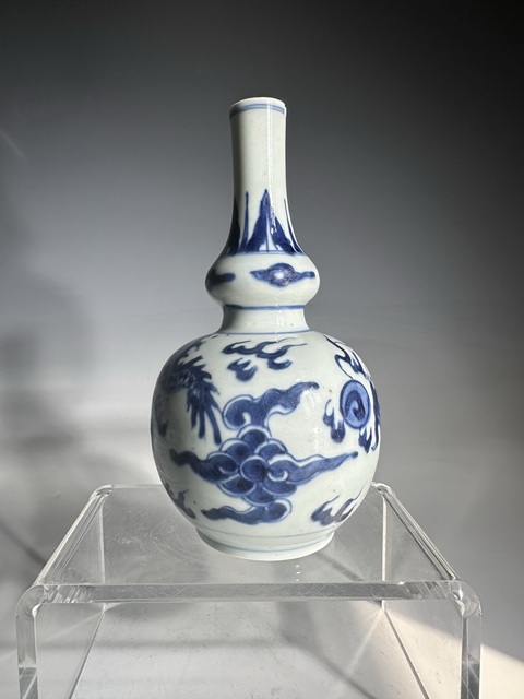 古玩陶瓷云龍紋葫蘆瓶拍賣，當前價格6888元
