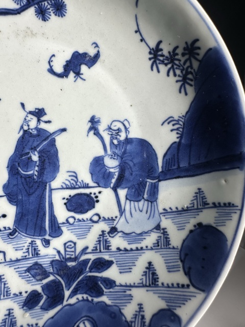 古玩陶瓷福祿壽三星盤(pán)拍賣(mài),當(dāng)前價(jià)格888元