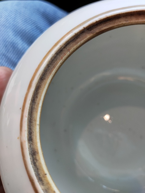 古玩陶瓷粉彩雉雞牡丹圖蓋罐真品鑒賞圖